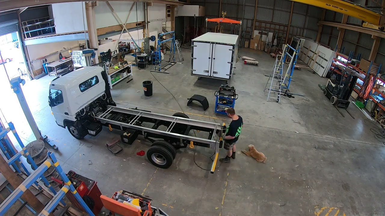 Automated Refrigerated Truck Body Build