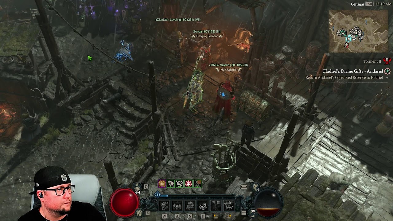 LIVE! Barbarian Whirlwind! 1st Character Not Paladin! 