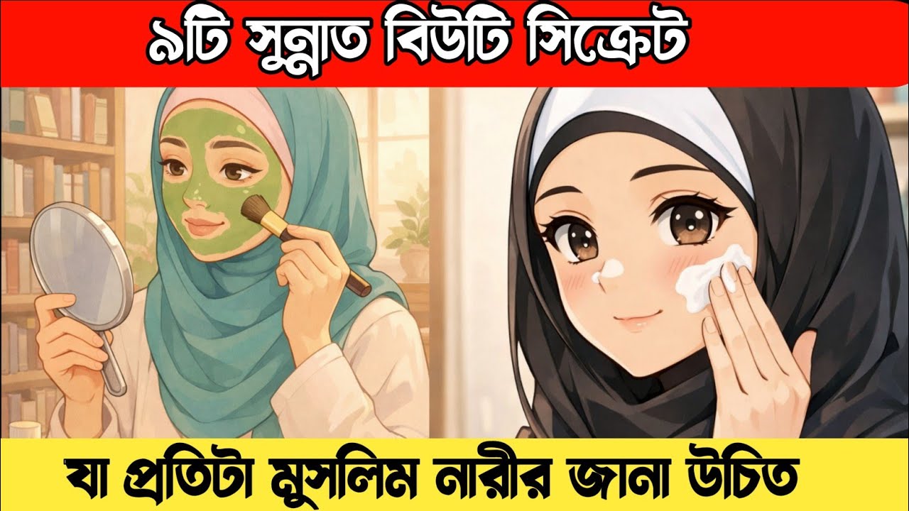 ৯টি সুন্নত বিউটি সিক্রেট যা প্রতিটা মুসলিম নারীর জানা উচিত।