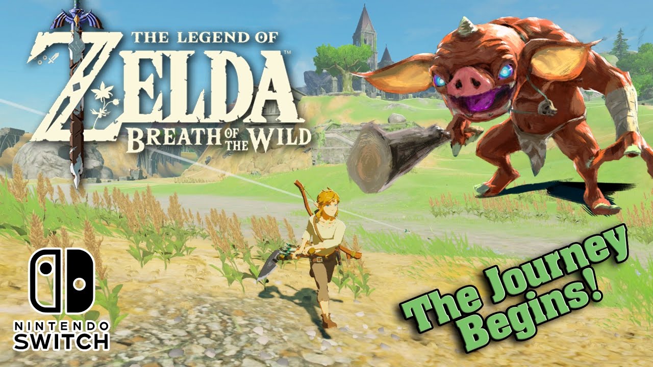 The LEGEND OF ZELDA: BREATH OF THE WILD on the Nintendo Switch!!! The Journey Begins!