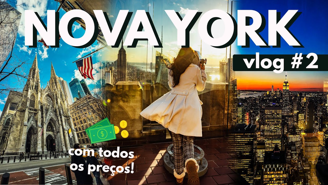 O QUE FAZER EM NOVA YORK - VLOG #2 | Central Park, 5 Avenida, Summit, Grand Central, Top of the Rock