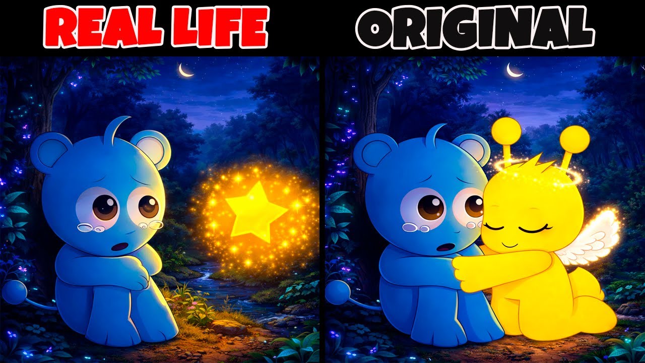 Simon  & Sky  Under Star Light ✨| Original vs Plush Toys