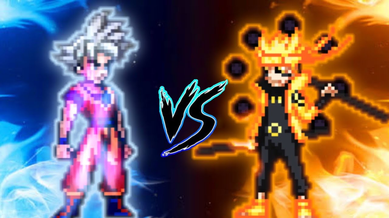 Goku DBS V3 OP (all form) VS Naruto OP (all form) in Jump Force Mugen 😱