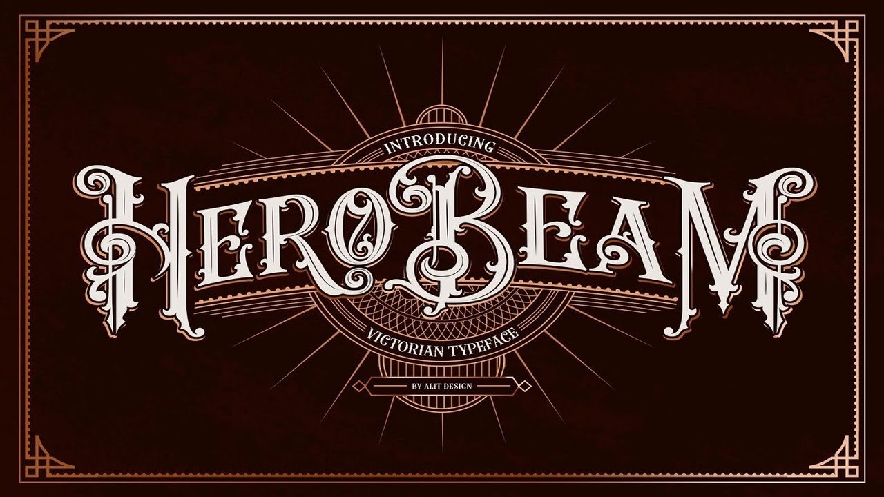 Hero Beam Typeface Font Free Download