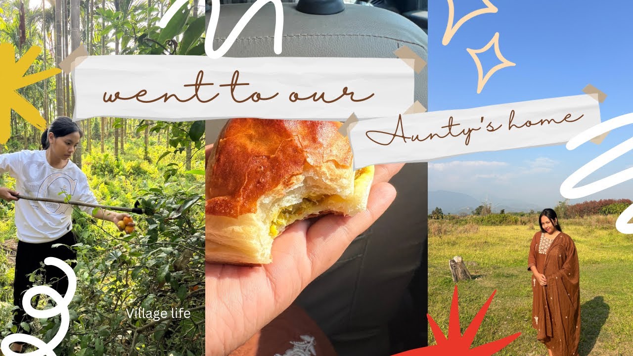 Went to our aunt’s house 🏠 