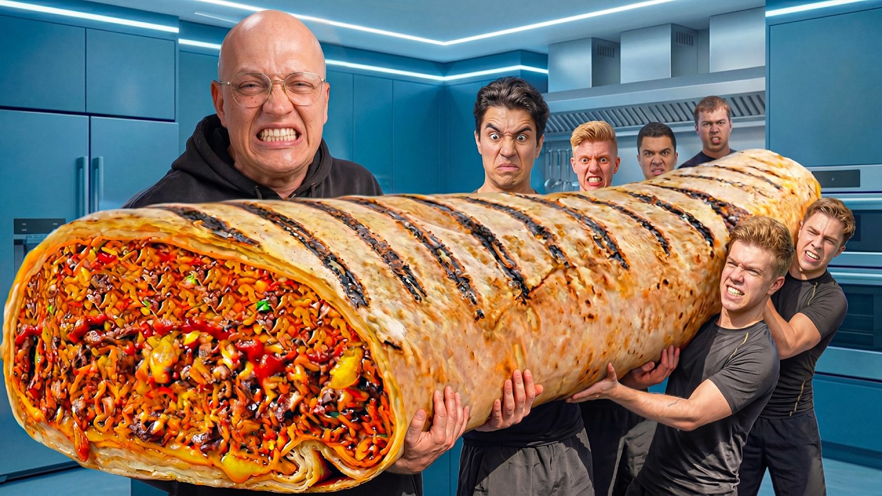 Zrobiłem gigantycznego burrito ważącego 275 funt&oacute;w