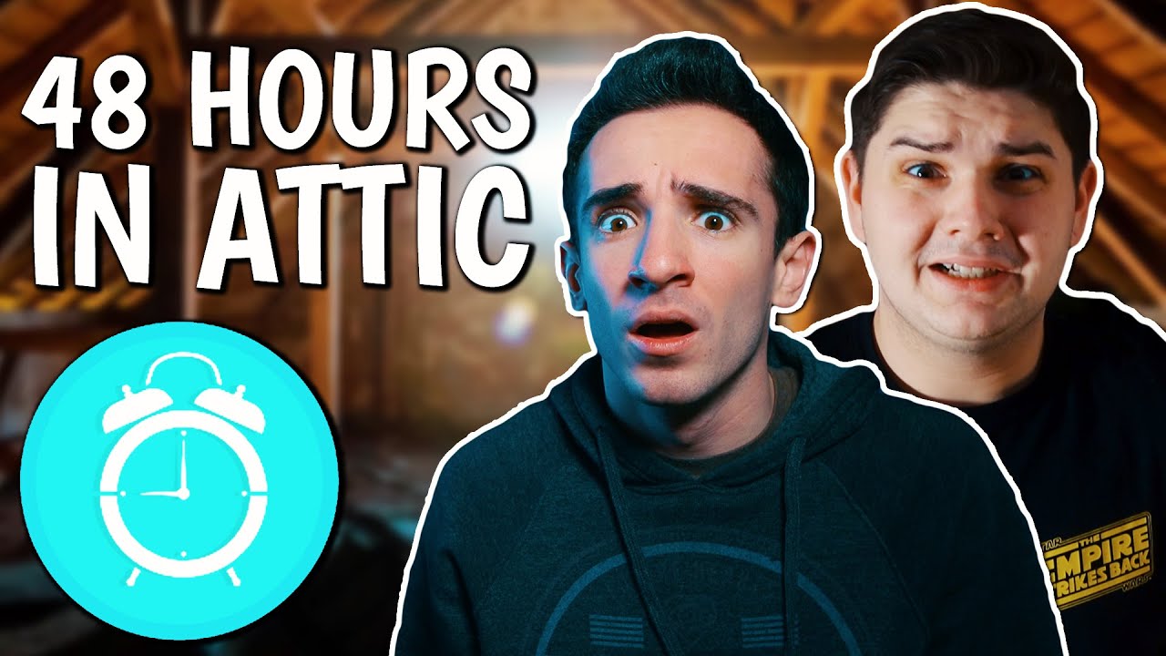 48 HOUR OVERNIGHT CHALLENGE IN ATTIC!