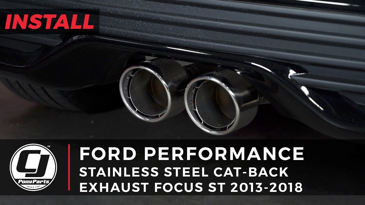2013-2018 Focus ST: Ford Performance Stainless Steel Cat-Back Exhaust Install