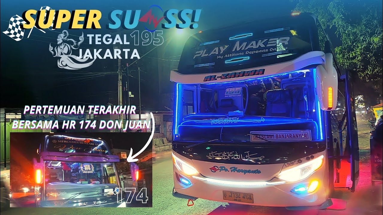 #TRIPREPORT NAIK BUS BALAP HR 195 | BUKAN DI JOGJA/GARASI, TERNYATA DISINI DON JUAN SEBELUM DIJUAL!