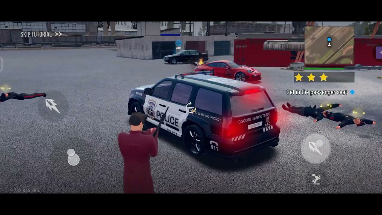 Action police Hero fight game 😎 #cargame #game #monkey #cartoon 