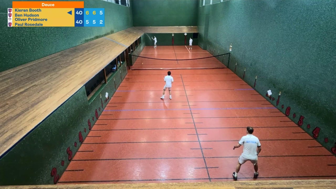Aus Amateur Doubles Final - K Booth/B Hudson vs O Pridmore/P Rosedale