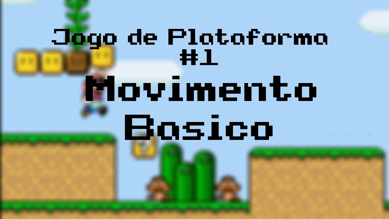 Tutorial - Sistema de movimentação básico - GameMaker: Studio 2 - Jogo de Plataforma#1