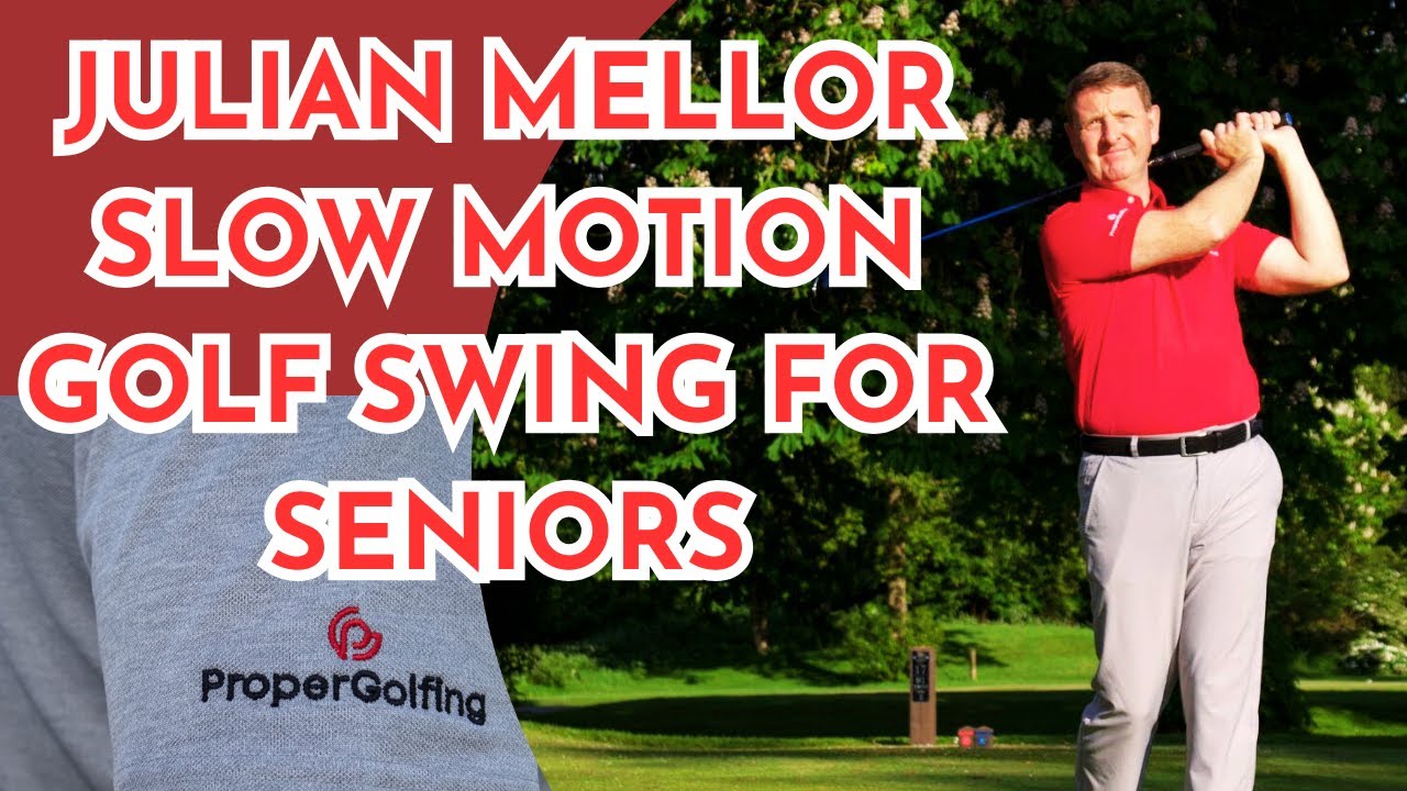 Julian Mellor Slow Motion Golf Swing for SENIOR golfers #seniorgolfers