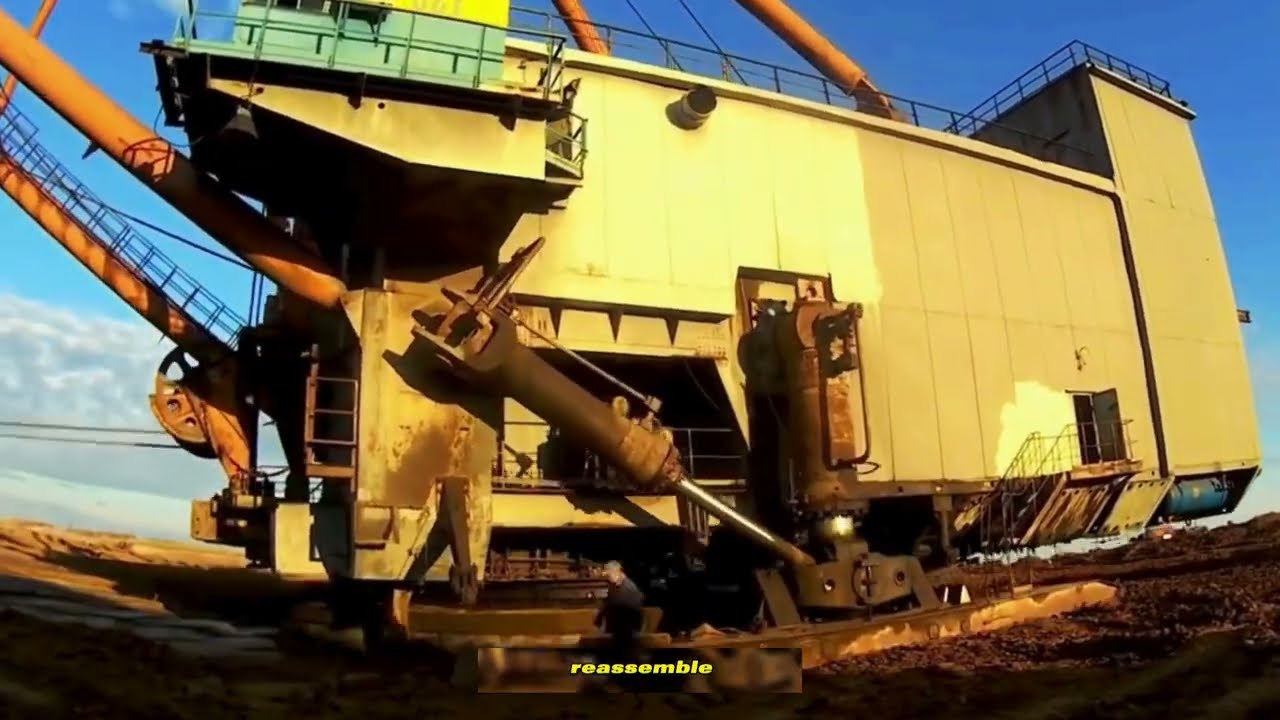 The walking giant - Soviet Union&rsquo;s Walking Excavator #excavator  #machine #sovietunion #documentary