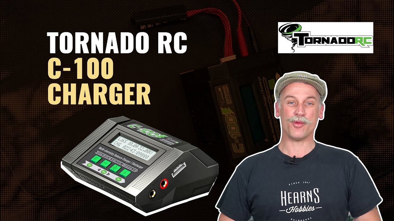 Tornado RC | C-100 Multi-Chemistry Battery Charger | #askHearns