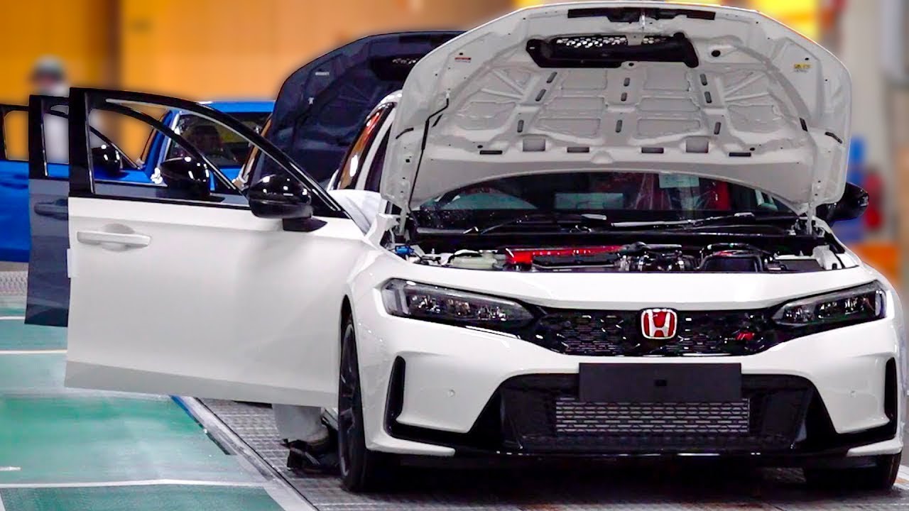 New Honda Civic Type R (2023) PRODUCTION Line in Japan