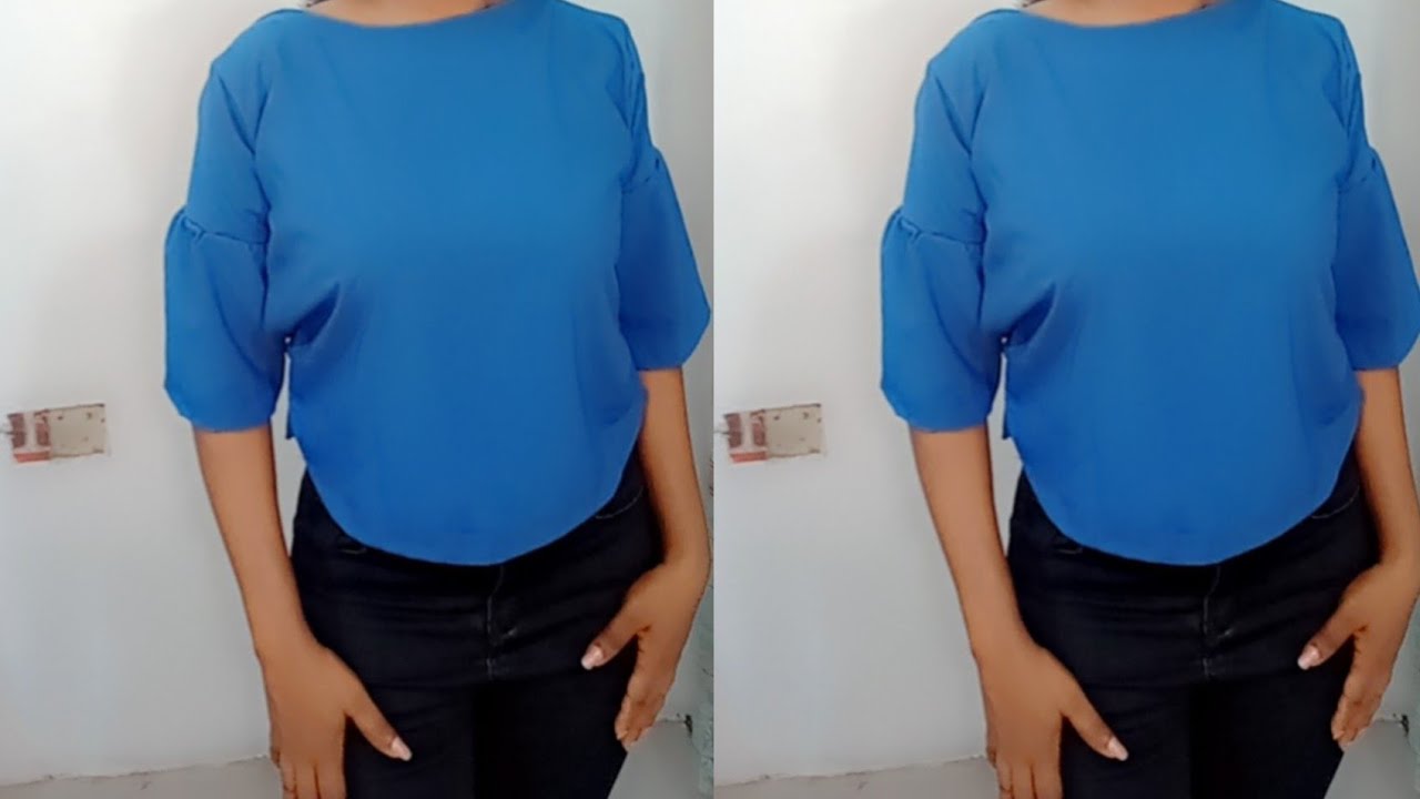 How to Cut and Sew Half cut Puff Sleeve / Beginners Friendly https://youtu.be/PSOq7ZzaKSM