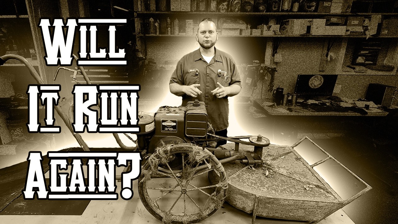 Will This 1980s Brush Hog Run Again? Reviving An Ancient Beast Of A Mower That Still Has Life