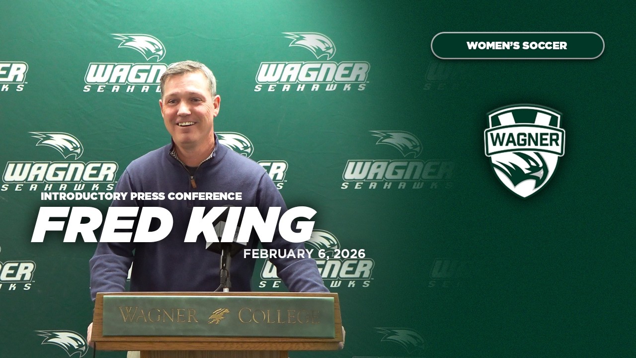 Head Coach Fred King Introductory Press Conference | Wagner Soccer