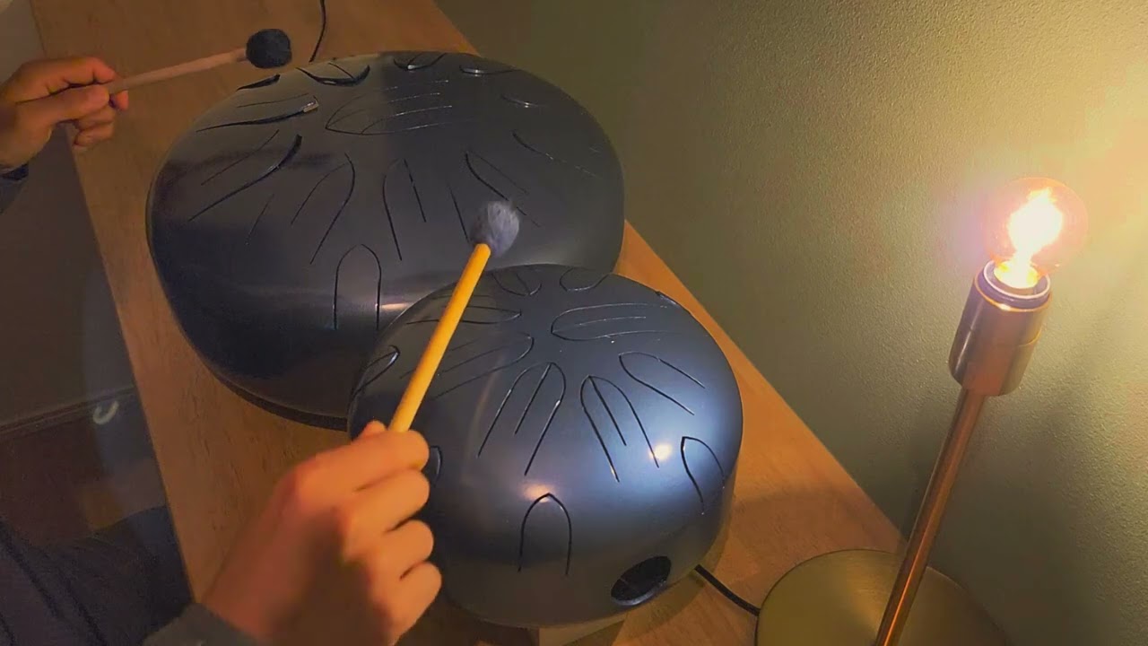 【睡眠・作業用BGM40分】低音タイプの伴奏用さざなみを試作。スチールタングドラム