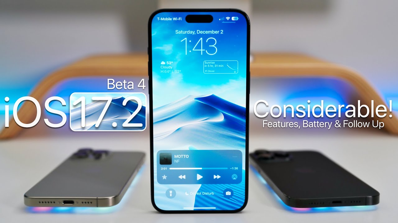 iOS 17.2 Beta 4 - Considerable! - Features, Apps and Follow Up