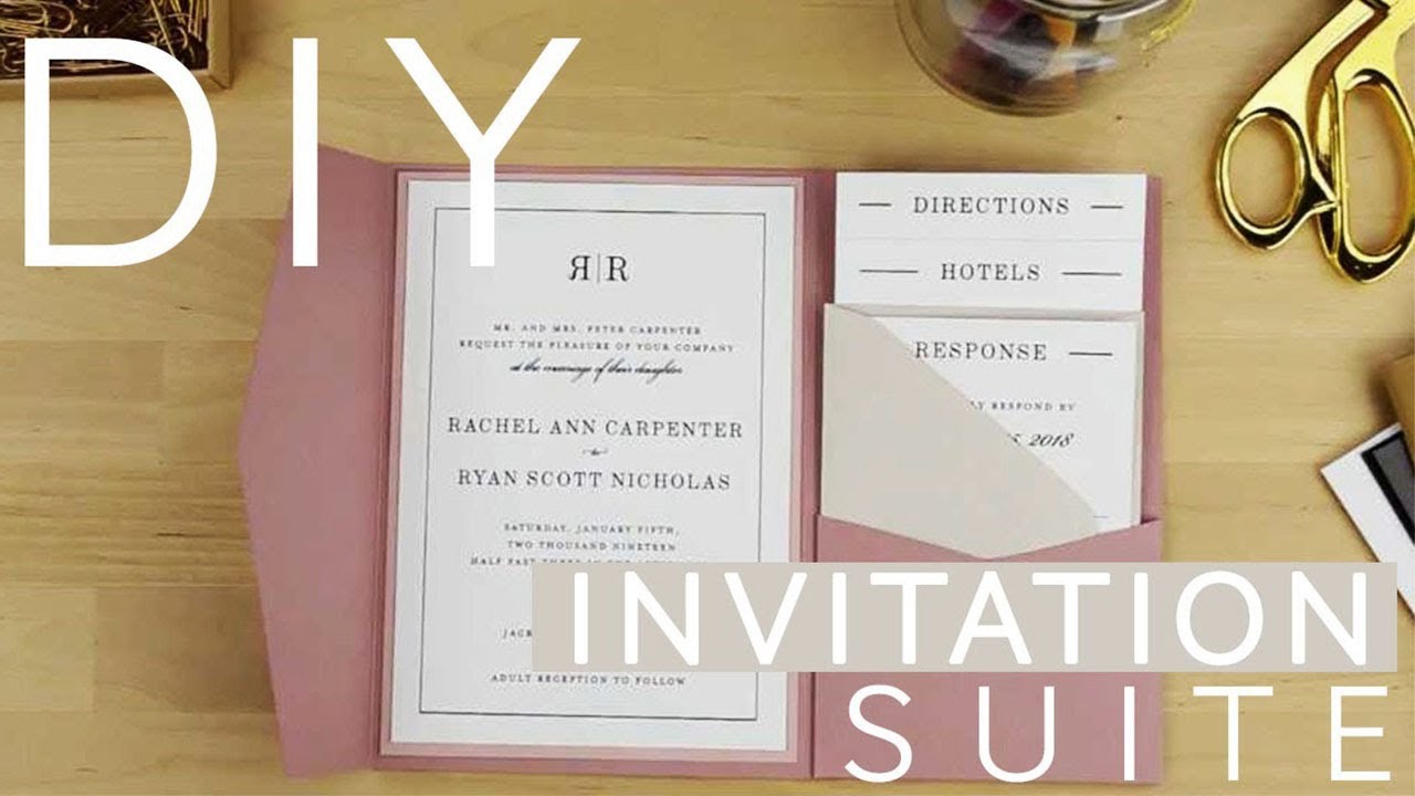 Creating Your Own Invitation Suite