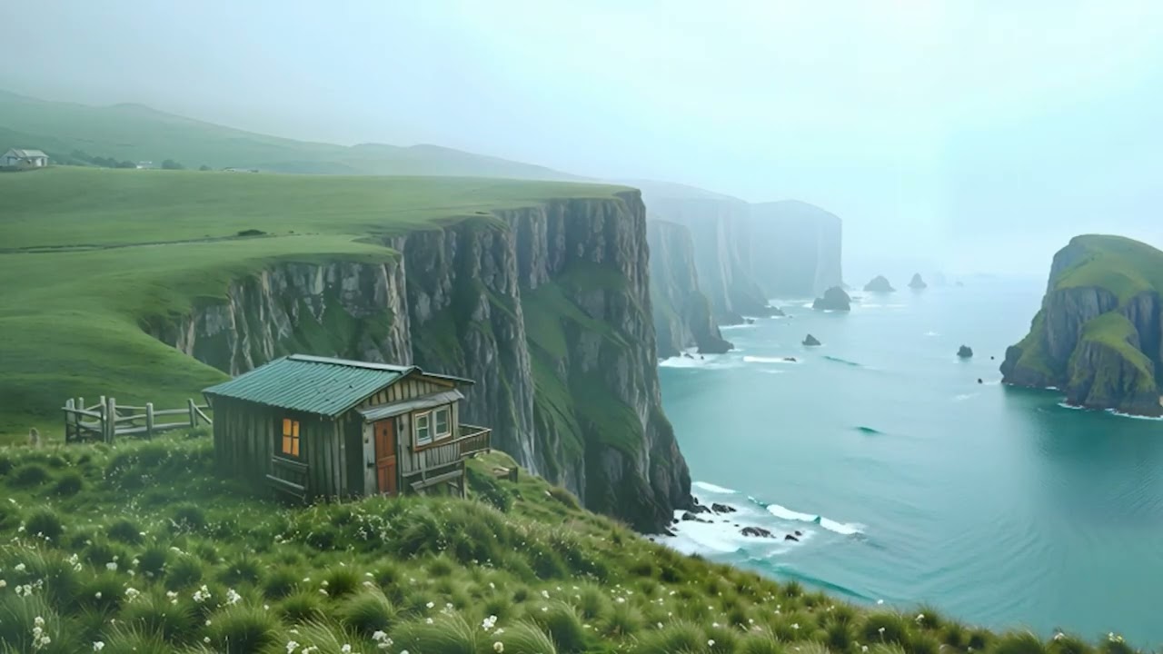 World's Most Isolated Cabin Soundscape (3-Hour Epic Ocean Ambience)