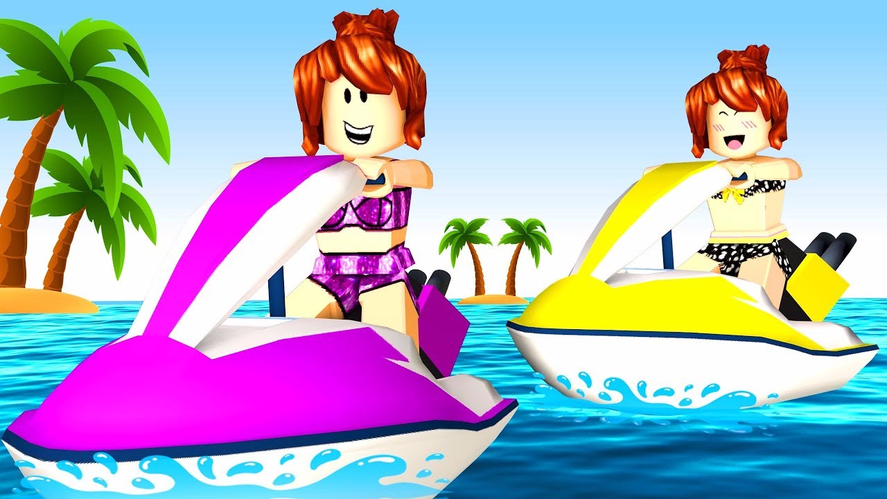 Roblox - AVENTURA COM JET SKI (Beach House Roleplay)