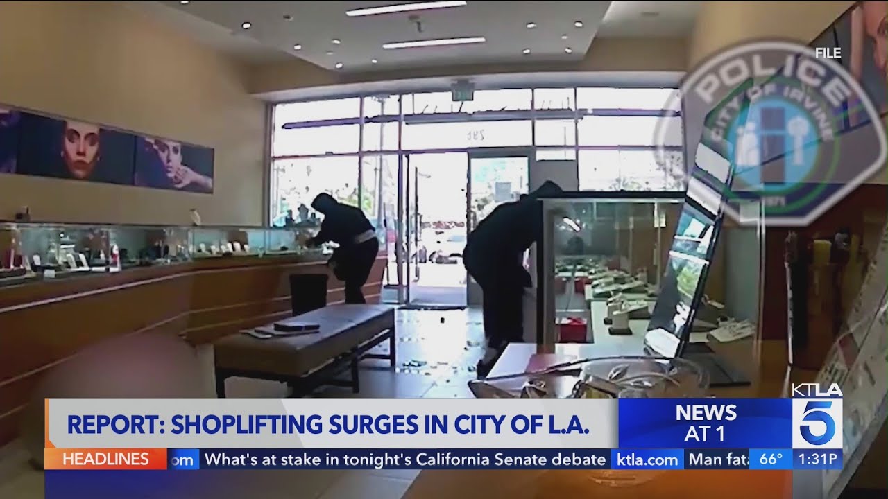 Report: Shoplifting cases soar in Los Angeles