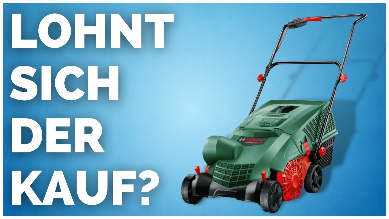 Bosch UniversalRake 900 - Rasenl&uuml;fter im Test [KURZ & KOMPAKT] zusammengefasst