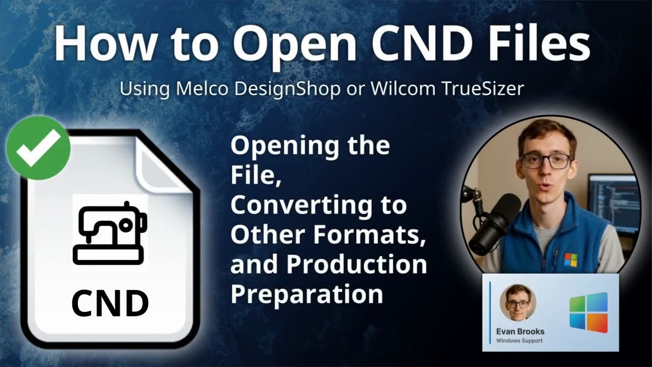 Как открыть файлы CND (Melco DesignShop или Wilcom TrueSizer)