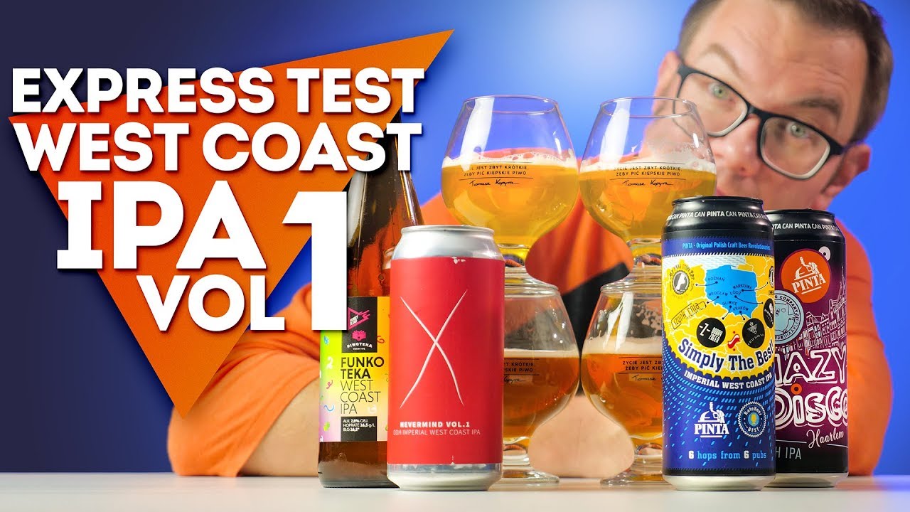 Express Test West Coast IPA vol. 1 - Nevermind, Funkoteka, Hazy Disco Haarlem i Simply the Best
