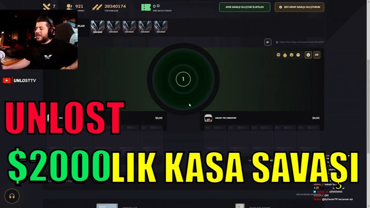 UNLOST $2000LIK Kasa Savaşı #keydrop