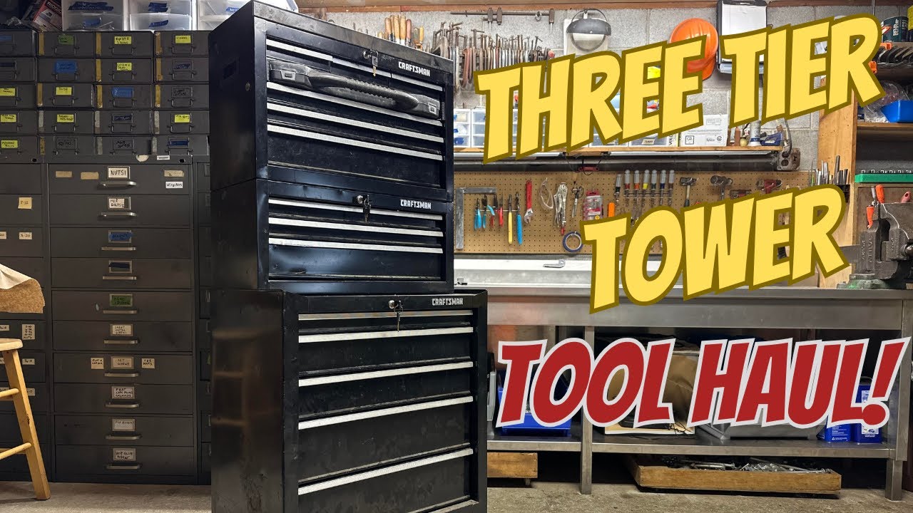 From the Barn! Three Tier Craftsman Toolbox & Tool Tour!