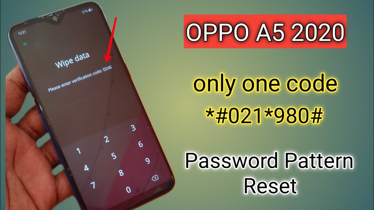 Oppo A5 2020 Ka Lock Kaise Tode | Oppo A5 2020 Hard Reset Without Password & Factory Reset