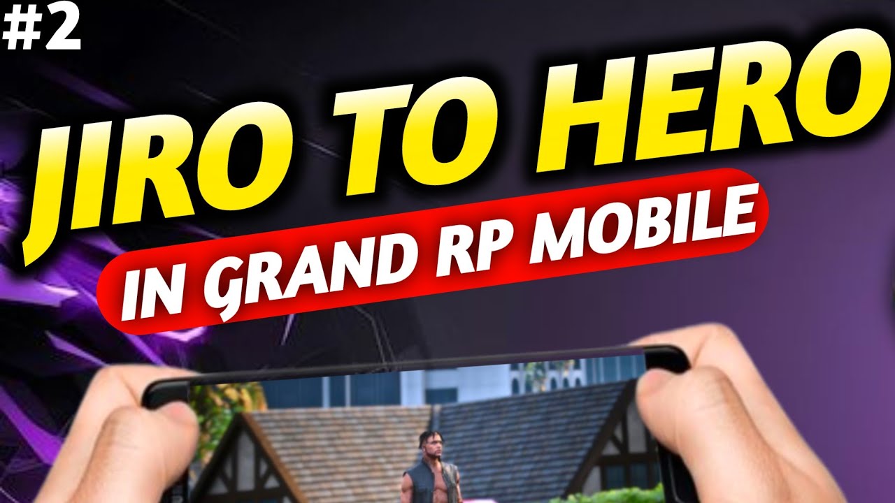 YUVRAJ OP New Series JIRO TO HERO - RP GRAND - Open World Mobile Game  || Day 1 YUVRAJ OP