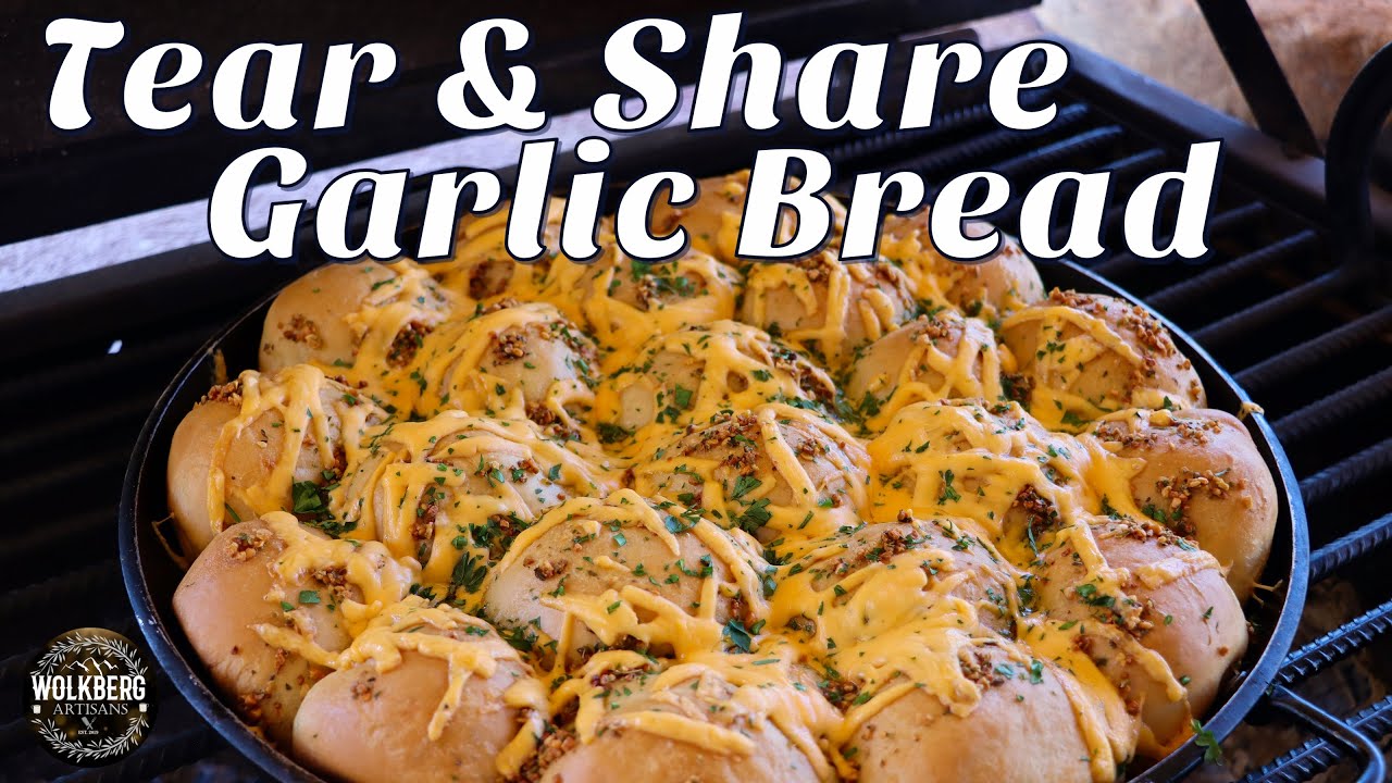Tear-and-share Garlic Bread Recipe | How to make and bake bread | Braai sides | BBQ side dishes
