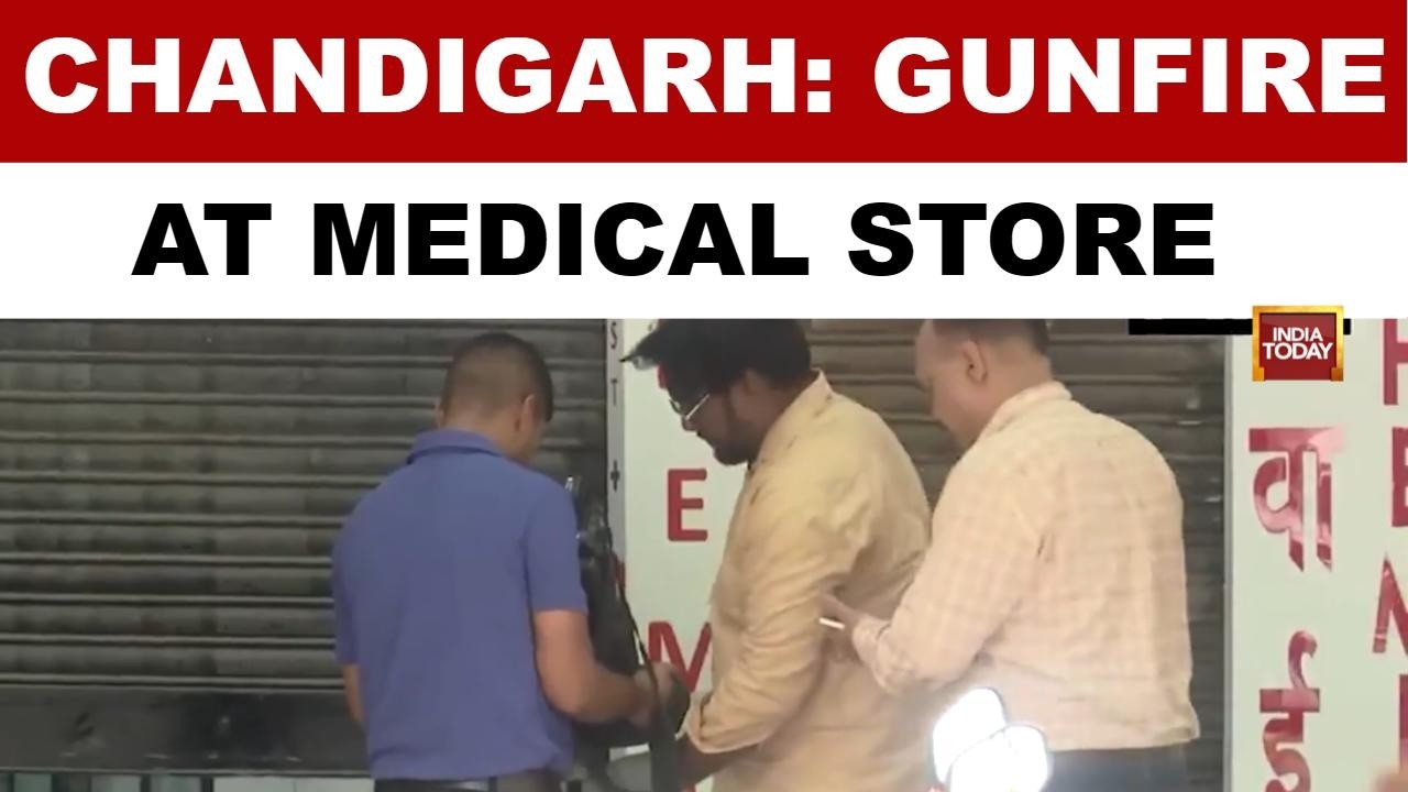 Chandigarh: Gunmen Open Fire At Medical Store In Sector 11, Cashier Injured | Watch