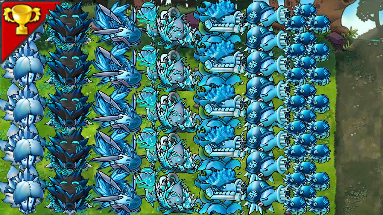 Ice Family VS 999Zombies-------Plants vs Zombies