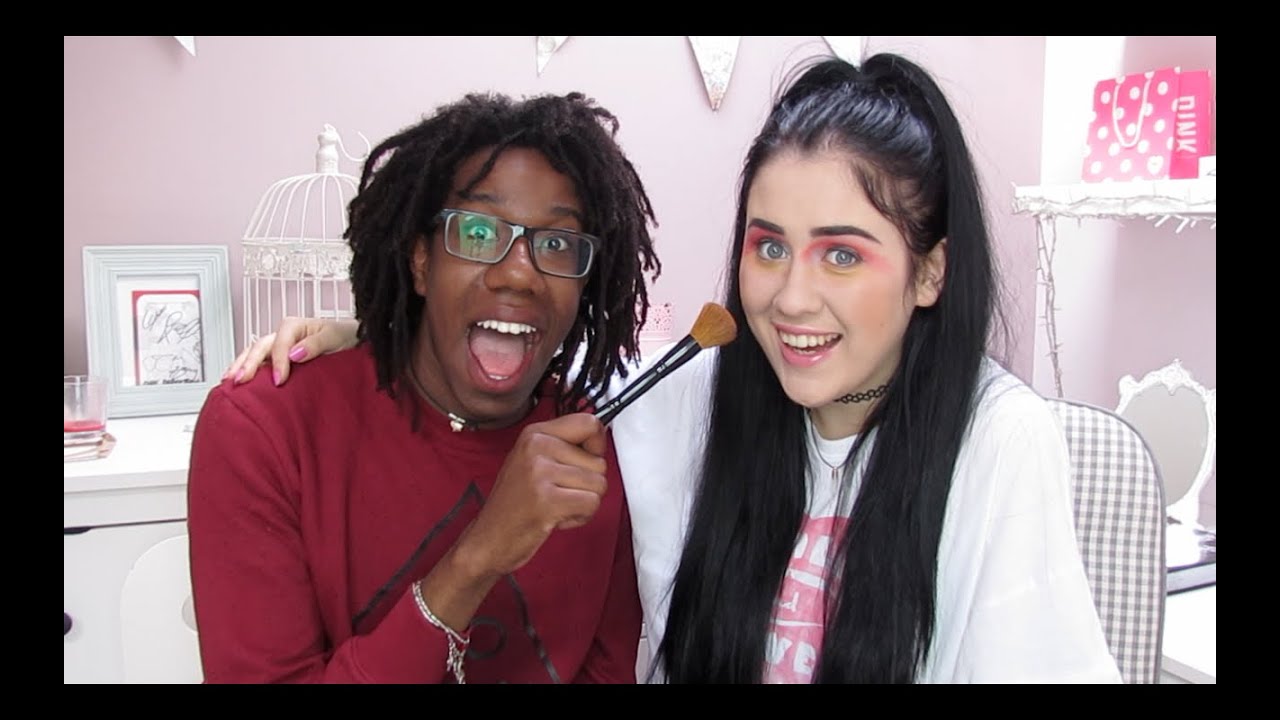 THIAGO DOES MY MAKEUP | cleotoms