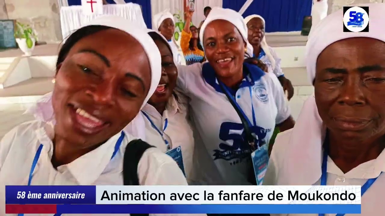 Animation avec la fanfare de moukondo : 58 ème anniversaire de Kilombo centre Talangaï 
