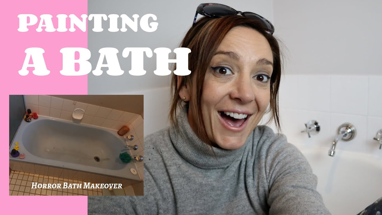DIY bath painting using a Tub and Basin Kit by White Knight