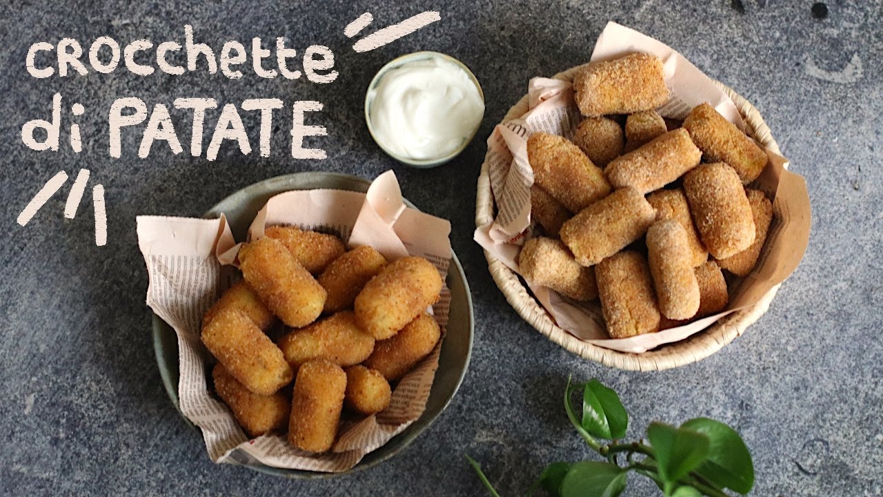 CROCCHETTE DI PATATE (vegan) | Soffici dentro e croccantissime fuori