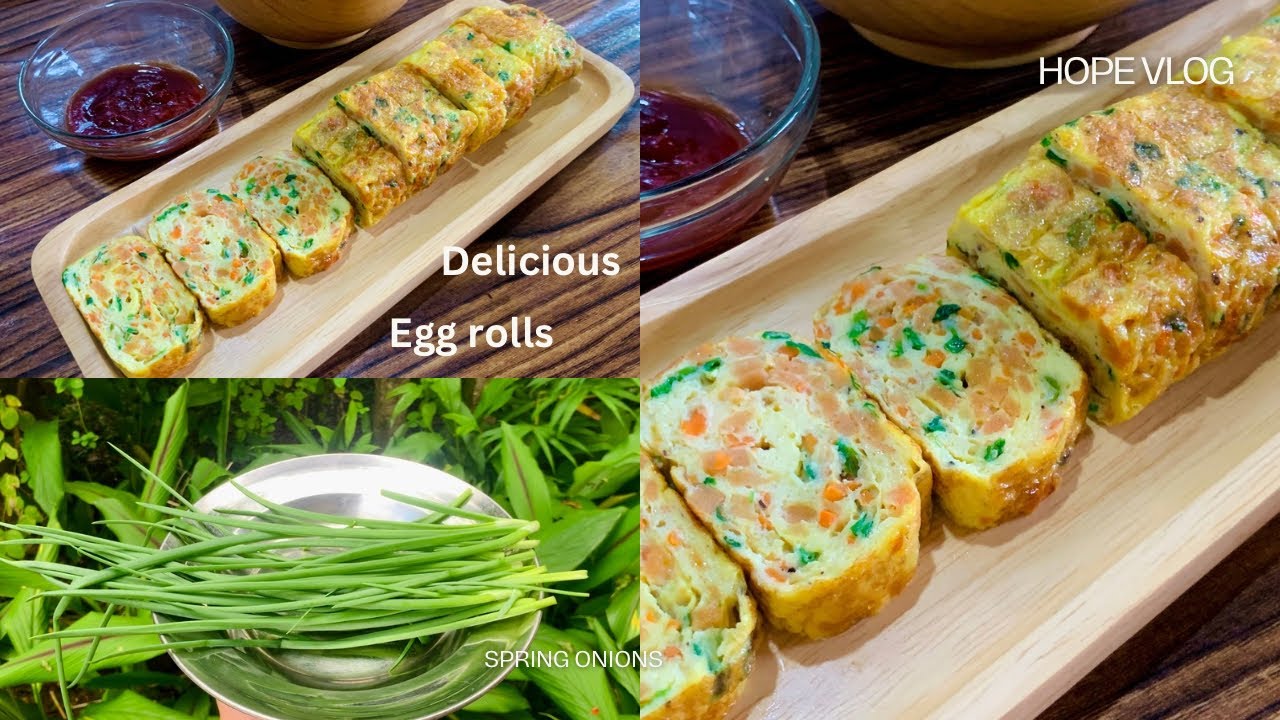 ကြက်ဥလိပ် လုပ်နည်း၊ How to make Egg roll recipe  #eggroll #recipe