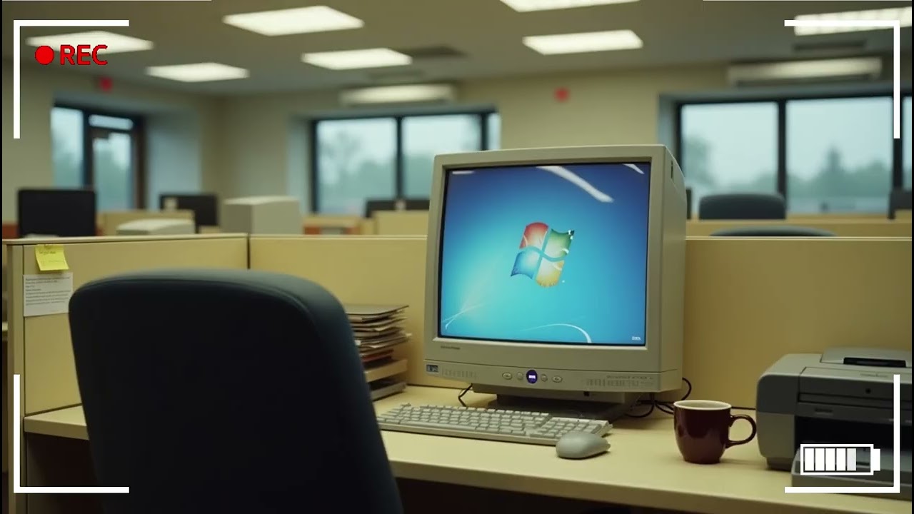 Afternoon Break in the 90s Office 🌤️ | Chill Lo-fi