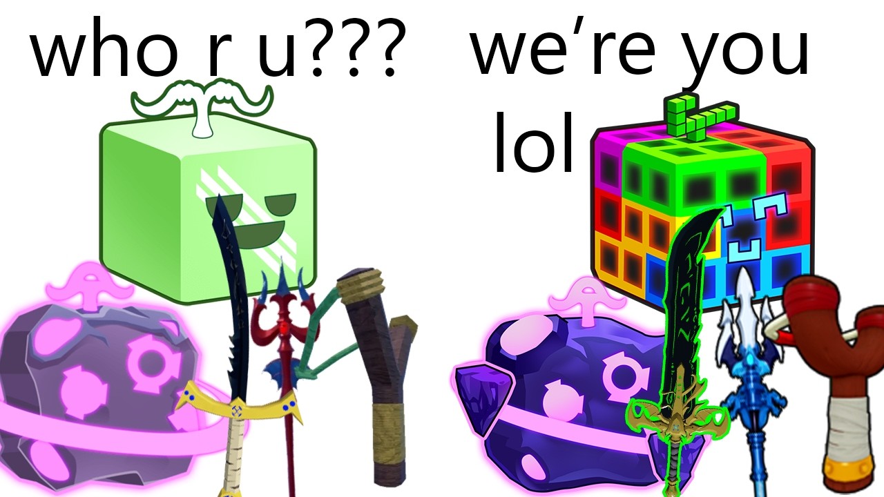 EVERY Blox Fruits THING Meets Its OLD Version... (Meme)