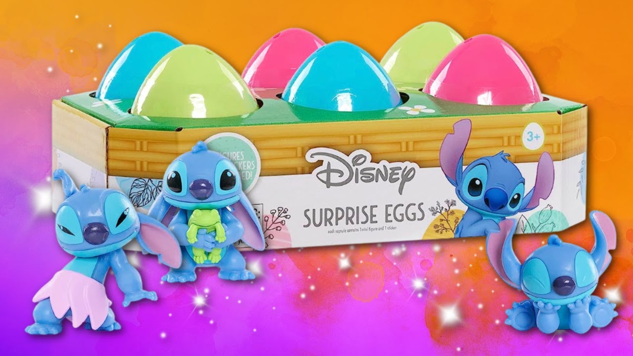 Stitch Surprise Eggs Opening! 🥚💥 Lilo & Stitch Mystery Mini Figures