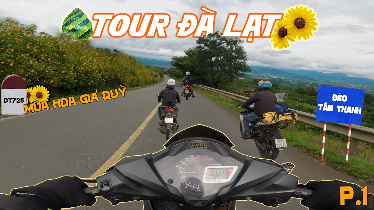 Tour Đà Lạt Cuối Năm| Trải Nghiệm Cung Đường DT725 Chạy Xuyên Đêm Trong Mưa| TichTravel#211