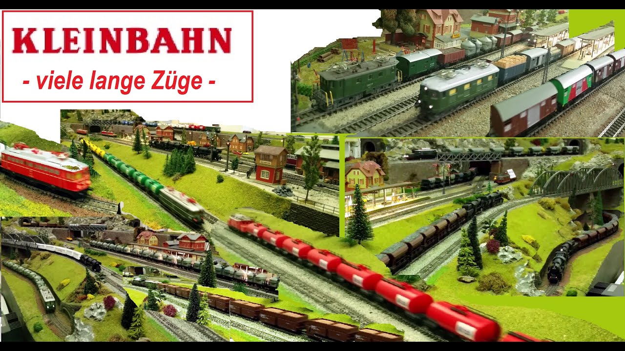 Modellbahn Kleinbahn Austria - viele lange authentische Züge - dutzende Fahrszenen