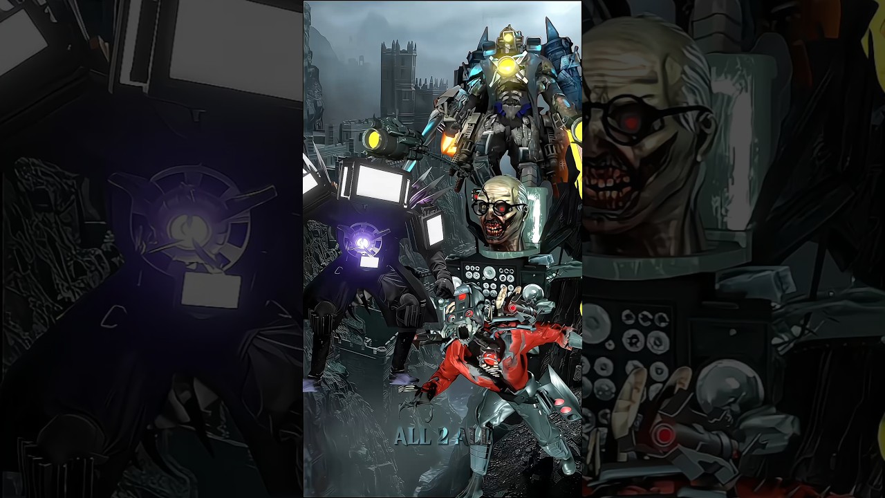 Titan Tv Man Vs Zombie Universe - Boss Battle 💀🔥🤯#skibiditoilet